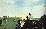 Edgar Degas At the Races in the Country painting